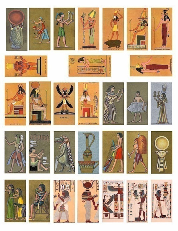 Ancient Egypt Egyptian Clip Art Digital Download Domino