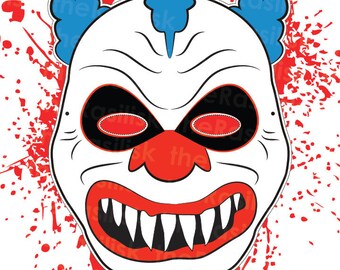 Popular items for clown mask on Etsy