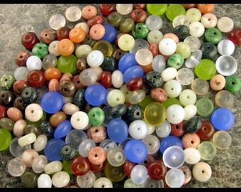 Mixed Gemstone Rondelles- GM245