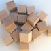 Unfinished Wooden Blocks - Medium 1 inch - Pack of 10