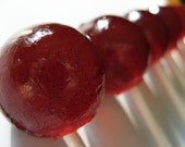 Items similar to Apple cinnamon ball style hard candy lollipops - 6 pc ...