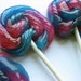 Old fashioned hand twisted cotton candy lollipops - 3 pc. - MADE TO ORDER