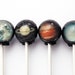 Planets solar system space ball style hard candy lollipop - 10 pc. - International Order SHIPS JANUARY 1, 2013