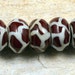 Reserved for Andria Giraffes Handmade Glass Lampwork Beads by Pink Beach Studios - SRA
