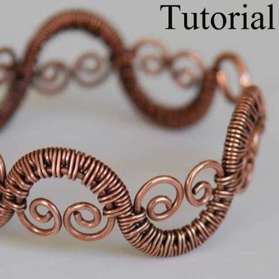 DIY Jewelry Tutorial Woven Vine Bracelet PDF by NeroliHandmade