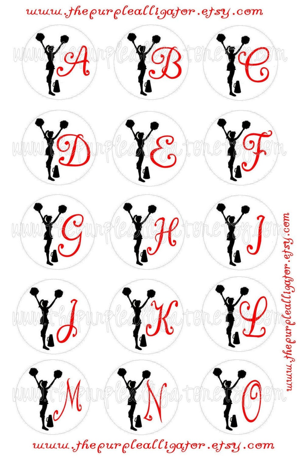 Cheerleading Letter Poses