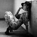 RESERVED English floral knit sweater and jumpsuit