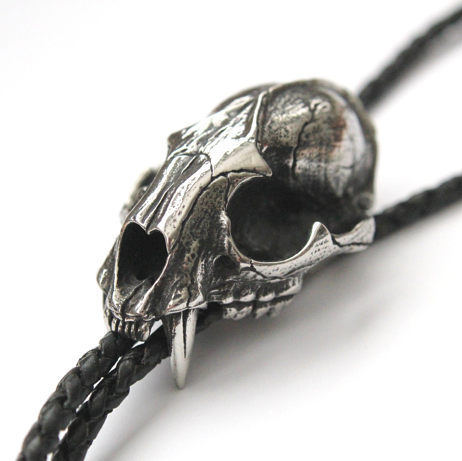 skull bolo tie