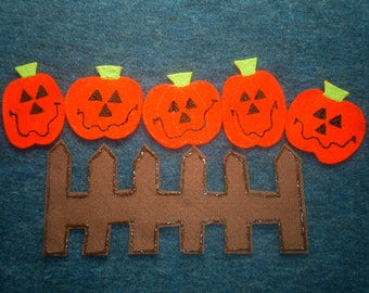 Five Little Pumpkins Felt Flannel Board Set