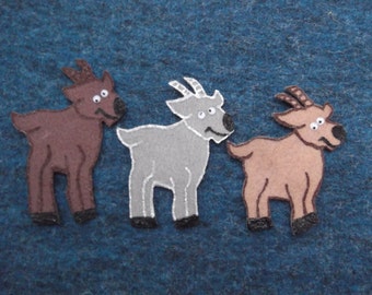 The Three Billy Goats Gruff Felt Board Flannel Story