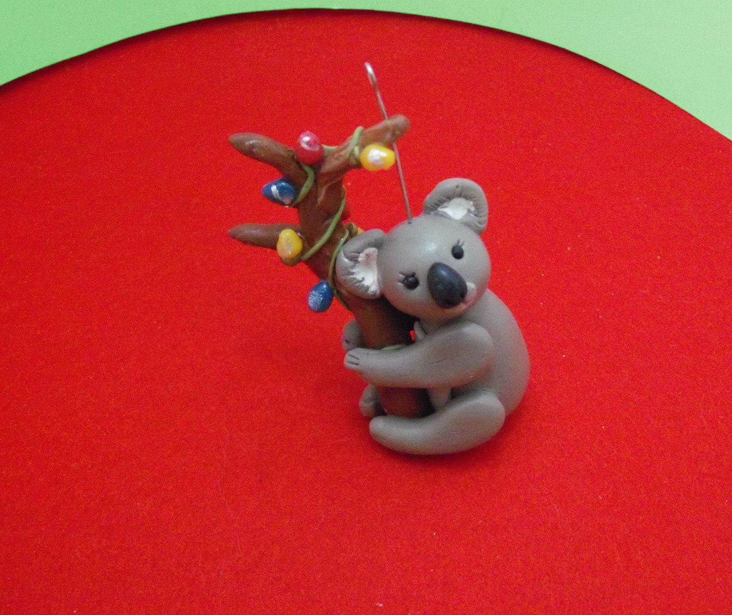 koala christmas ornament handmade polymer clay koala christmas ornament handmade polymer clay
