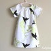 RIO - Spring 2010 - Sweet A-line Peasant Dress - HUMMINGBIRD IN LIME - SIZES 5, 6, 7, 8 Girls