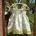BELLA Ruffle Tank Dress \/ Blouse - GARDEN PARTY- available in custom sizes 6m, 12m, 18m, 2T, 3T, 4T, 5, 6, 7, 8