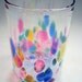 Hand Blown Glass Tumbler, Glassware, Juice Glass by Riker Art Glass