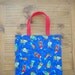 3,2,1 Launching Rockets in Space Kid's Reversible Tote Bag