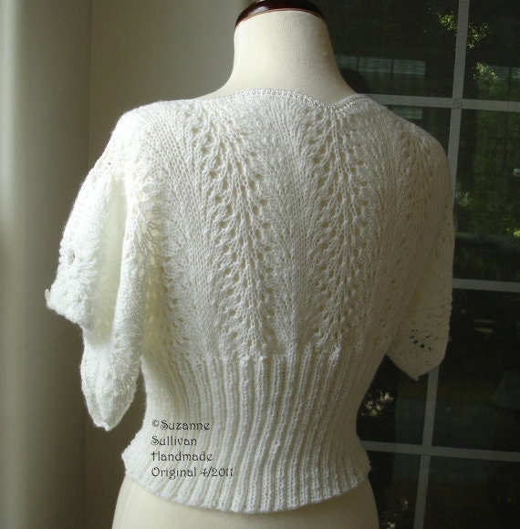 PDF Knitting pattern, Pullover Top, Knitted Lace Top from SuzanneSullivan on ...