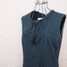 60s Dress - Sheer Black Dress - Sheath Dress Bow Collar Sz M