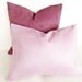 Mauve Pillows, Lilac Throw Pillows, 18x18, Solid Color, Cushion Cover, Lavender, Pastel, Sofa Pillow, Modern Home Decor, SALE