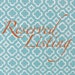 Reserved for Melissa D