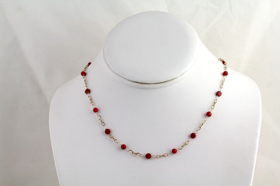 Coral Necklace. Listing 95113713