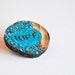 hope wood brooch eco-friendly illustrated wooden pin
