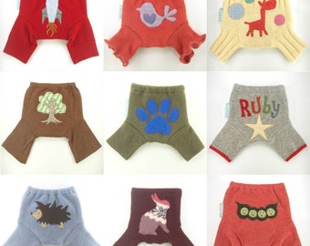 WOOL SHORTIES Custom Wool Diaper Cover