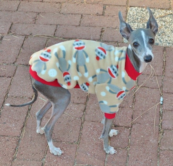 Sock Monkey Dog Sweater by RebelWag on Etsy