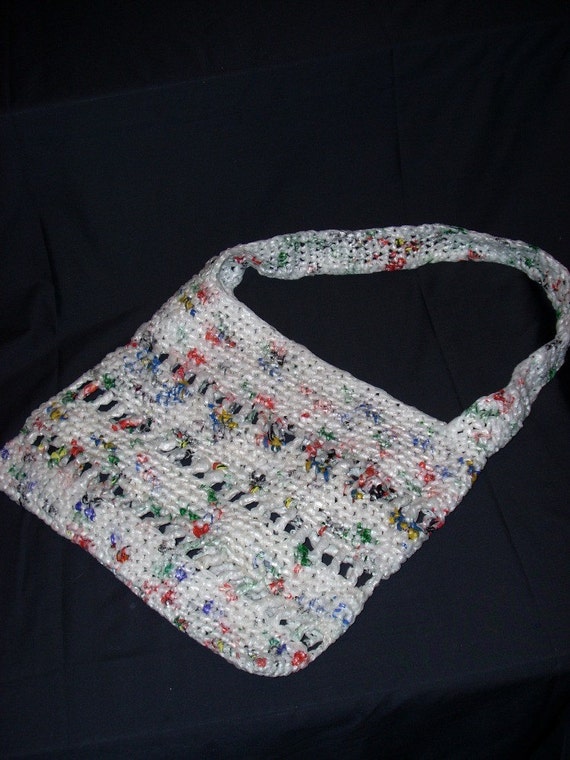 plastic mesh tote bag