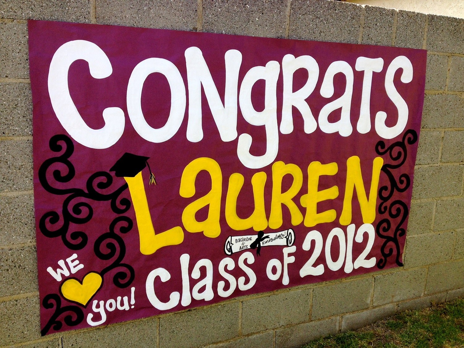 graduation poster by villoriahua on etsy graduation poster design