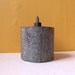 Keepsake Box - Upcycled Reliquary Box - Grey Steel, Industrial Storage with found object lid.