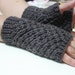 Winter Accessories Taupe Fingerless Gloves Gift For Her NEW