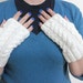 EXPRESS DELIVERY, Ivory Fingerless Gloves Gift For Her NEW winter fashion. Winter Accessories Holiday Trends For Women For You