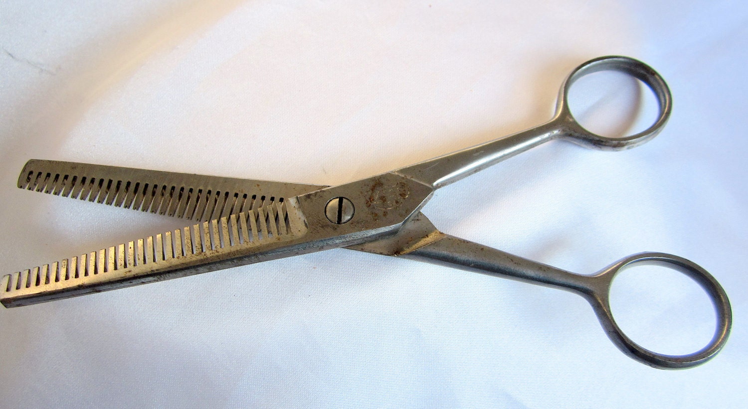 Vintage Wiss Hair Thinning Scissors Shears USA Barber Salon
