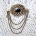 ELSA Frenc Vintage Brass Brooch