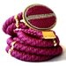 MARLENE German Vintage 80s Fuchia Elastic Belt