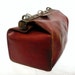 KATE French Vintage Brown Leather Docter Bag / Shoulder Bag