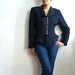 reserved for mydollsvintagecloset EXTENZO Vrench Vintage 80s Fitted Jacket