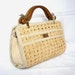 MODA FRench Vintage Woven Handbag/Shoulder Bag