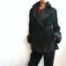 reserved for gemma DERHY French Vintage Bottle Green Suede Shearling Jacket/Coat