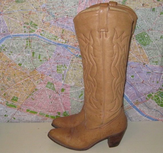 vintage tall cowboy boots