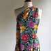 Vtg Silky 80s Fabric / Vintage Fabric / Fashion Fabric / Dress Fabric / Floral Print / One PIECE 1.5 yard