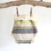 funky stripes with grey, cream and neon green, medium soaker, upcycled and new wool, diaper cover