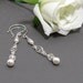 Crystal and Pearl Drop Earrings for Your Wedding Day - Love Song