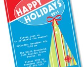 VINTAGE RETRO HOLIDAY Printable Party Invitation Printing Available Il_170x135