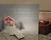 COZY WINTER NIGHT Christmas Printable Party Invitation Printing Available Il_170x135