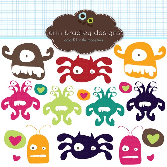 monster clipart etsy - photo #8