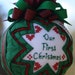 Our First Christmas Ornament / Personalized/ Dated