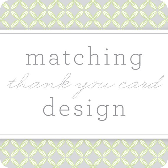 Have matching THANK YOU CARDS designed for you for any of my designs Il_570xn