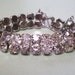 Rhinestone Bracelet Eisenberg Pave Icing Vintage Jewelry