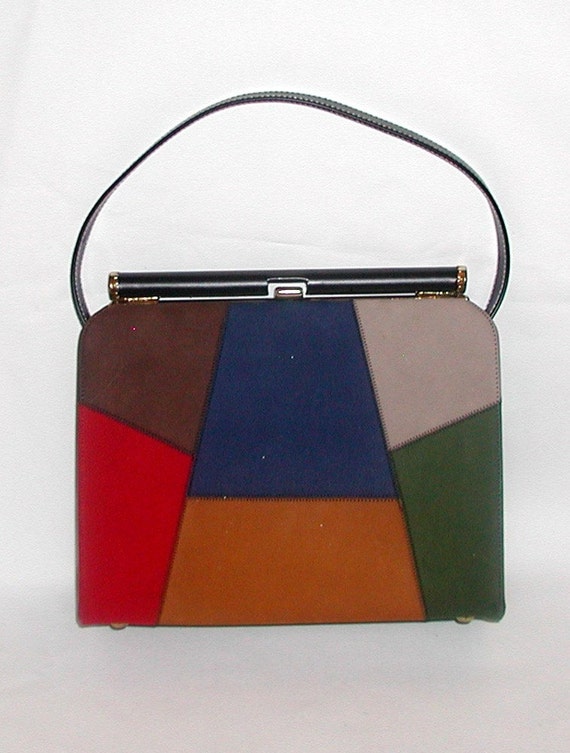 Download Color Block Vintage Handbag